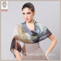 2015 New Style Fashion digital print silk Georgette Shawl Scarf